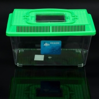 Переноска прямоугольная, 26,5 х 16,5 х 17 см, зелёный Переноска прямоугольная, 26,5 х 16,5 х 17 см, зелёный