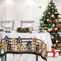 Скатерть &laquo;Этель: Золотой город&raquo; 180 &times; 147 см с ГМВО, 100 % хлопок, саржа, 190 г/м&sup2;