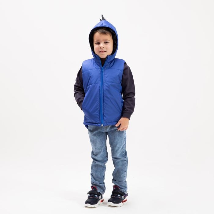 Жилет детский, цвет василёк, рост 110-116 см