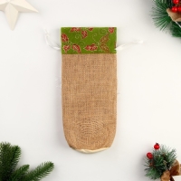 Одежда на бутылку &laquo;Дедушка Мороз&raquo;, с надписью