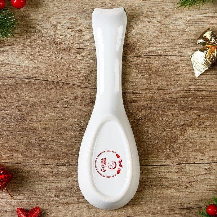 Новый год! Подставка новогодняя под ложку «Снегирь», 7 х 22.3 см Новый год! Подставка новогодняя под ложку «Снегирь», 7 х 22.3 см