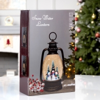 Фигура светодиодная &laquo;Ночные огни&raquo;, 27.9х15.7х7.6 см, музыка, батарейки ААх3 (не в комплекте), USB, свечение тёплое белое