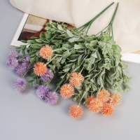 Букет "Мордовник элит галант" 29 см, микс, с напылением Букет "Мордовник элит галант" 29 см, микс, с напылением