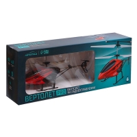 Вертолёт радиоуправляемый PRO, заряжается от сети, цвет красный Вертолёт радиоуправляемый PRO, заряжается от сети, цвет красный