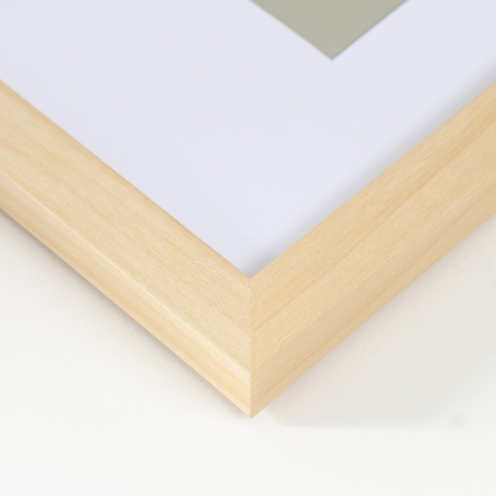 Фоторамка МДФ "Ellis" 21х30 см, с паспарту, натуральный 76748