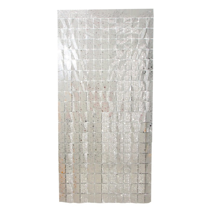 Праздничный занавес &laquo;Звёзды&raquo;, р. 200 х 100 см, белый