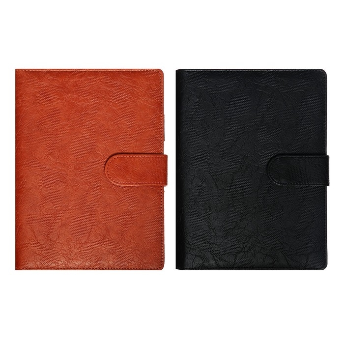 Органайзер на кольцах, обложка ПВХ, А5, 140 листов в клетку, на кнопке, с калькулятором, МИКС