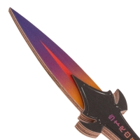 Деревянное оружие детское сувенирное &laquo;Кунай&raquo;, фиолетовый