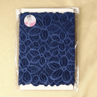 Кружевная эластичная ткань, 180 мм × 2,7 ± 0,5 м, цвет синий Кружевная эластичная ткань, 180 мм × 2,7 ± 0,5 м, цвет синий