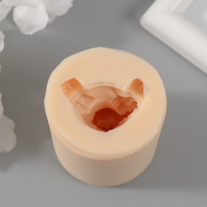 Молд силиконовый Молд силиконовый "Заяц с цветком" 3,5х3х5,5 см МИКС