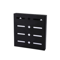 Держатель для ножей настенный Доляна &laquo;Вог&raquo;, цвет чёрный