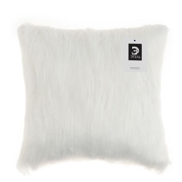 Наволочка декоративная Этель «Будуар» белый, 40х40±3 см, 100% п/э Наволочка декоративная Этель «Будуар» белый, 40х40±3 см, 100% п/э