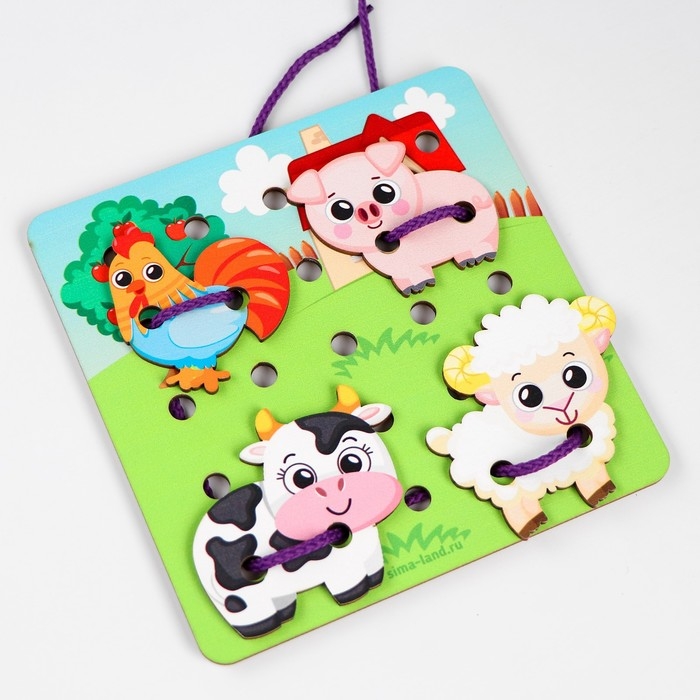 Шнуровка &laquo;Друзья на прогулке&raquo;