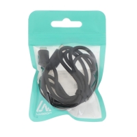 Кабель Luazon, Lightning - Type-C, 2 А, 1 м, для зарядки и синхронизации, черный Кабель Luazon, Lightning - Type-C, 2 А, 1 м, для зарядки и синхронизации, черный