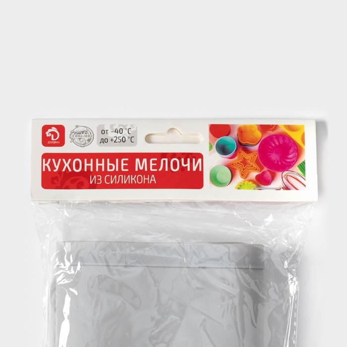 Коврик для сушки посуды Доляна &laquo;Шилдон&raquo;, 39,5&times;30&times;0,1 см, цвет серый