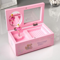 Шкатулка музыкальная "Детские секреты" механическая 17х9,5х7,8 см Шкатулка музыкальная "Детские секреты" механическая 17х9,5х7,8 см