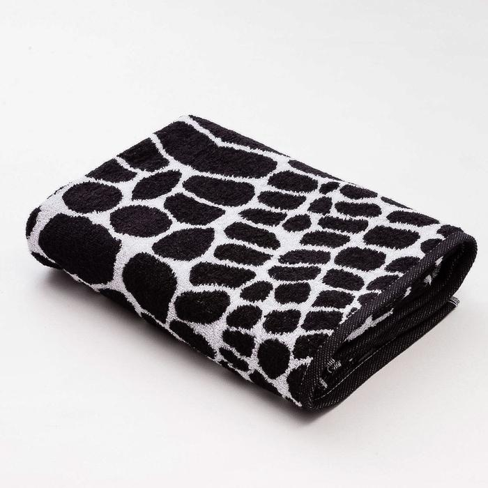 Полотенце махровое Этель ЧБ «Змея», пестроткань, 70х130 см Полотенце махровое Этель ЧБ «Змея», пестроткань, 70х130 см