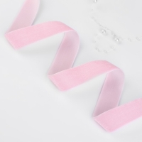 Лента бархатная, 25 мм, 18 ± 1 м, цвет розовый №02 Лента бархатная, 25 мм, 18 ± 1 м, цвет розовый №02