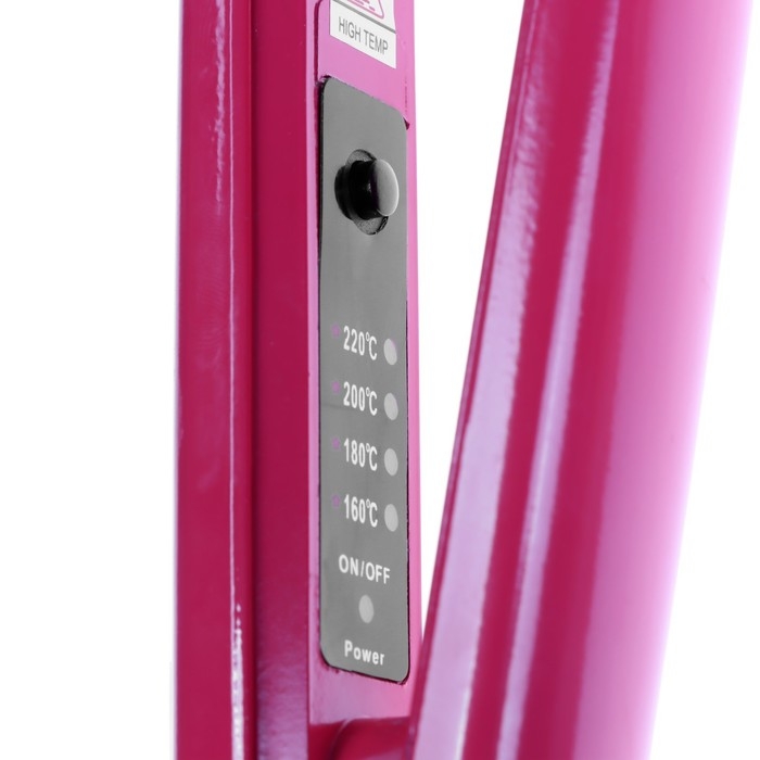 Щипцы-гофре Luazon LW-12, 35 Вт, керамическое покрытие, 40х110 мм, 220 &deg;C, красные