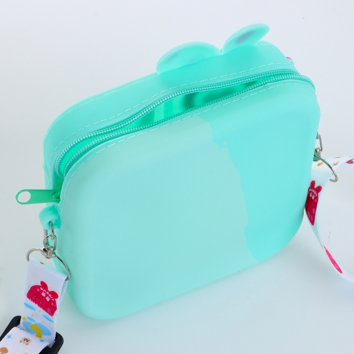 Сумка детская на молнии &laquo;Выбражулька&raquo;, цвет бирюзовый