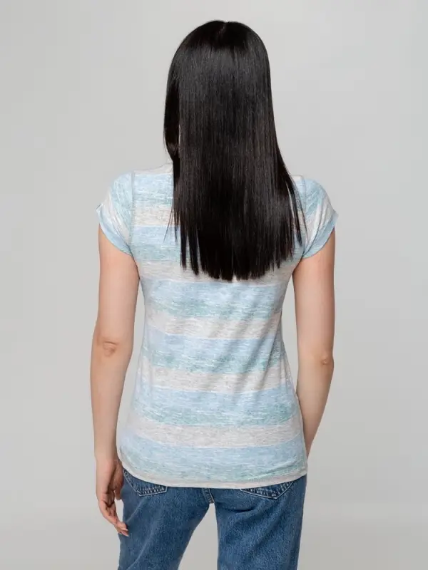 Футболка женская RAYET LADY двусторонняя, голубой/зеленый, размер XXL Футболка женская RAYET LADY двусторонняя, голубой/зеленый, размер XXL