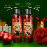 Новогодний подарочный набор косметики &laquo;Два мороза&raquo; для душа и ванны, красная серия