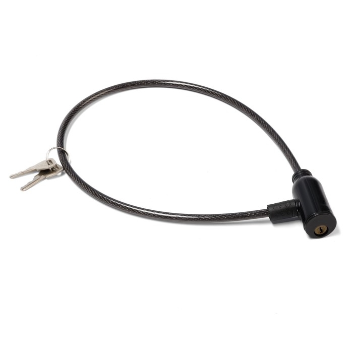 Замок навесной велосипедный, 600 мм, d=6 мм, английский ключ, микс Замок навесной велосипедный, 600 мм, d=6 мм, английский ключ, микс
