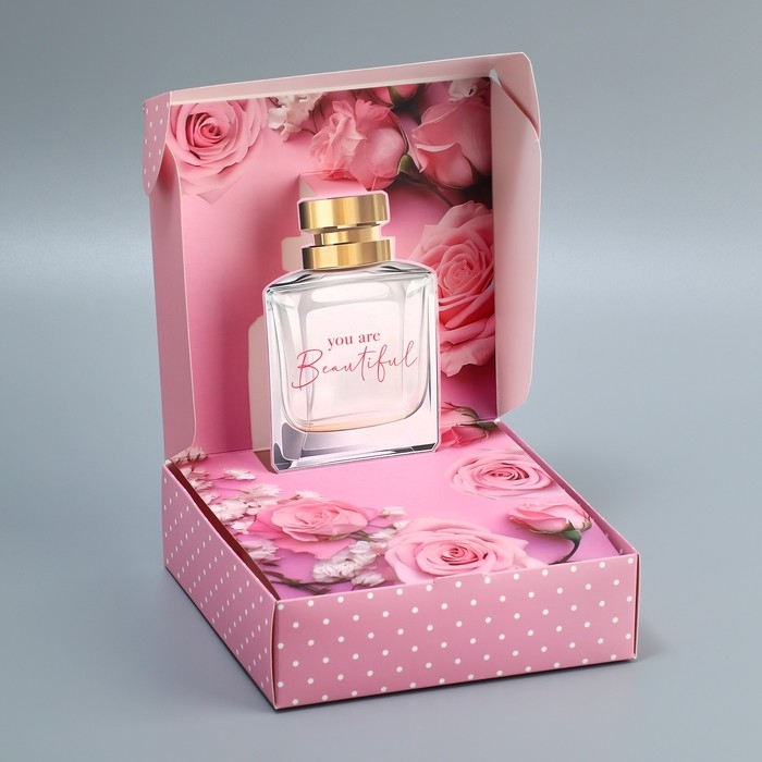 Коробка подарочная складная, упаковка, &laquo;With love&raquo;, 16.5 х 16,5 х 5 см