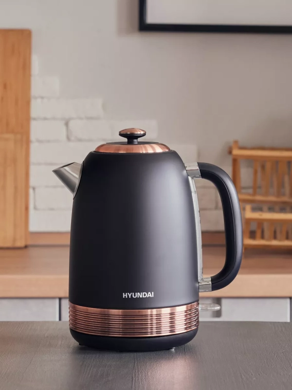 Чайник HYK-S4501 1.7л. 2200Вт черный