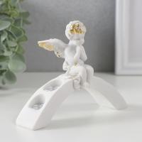 Подсвечник полистоун на 4 свечи "Молитва ангела" d-1,2 см 10,2х13,6х5 см Подсвечник полистоун на 4 свечи "Молитва ангела" d-1,2 см 10,2х13,6х5 см