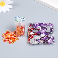 Декор "Градиент оранжево-жёлтый" d=6 мм 10г 200 шт 5х2,5 см МИКС Декор "Градиент оранжево-жёлтый" d=6 мм 10г 200 шт 5х2,5 см МИКС