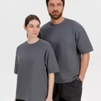 Джемпер с коротким рукавом Siluetti Volumica, серый, размер M/L