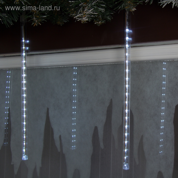Гирлянда «Сосулька» тающая 0.3 м, IP44, прозрачная нить, 18 LED, свечение белое, переливы, 220 В Гирлянда «Сосулька» тающая 0.3 м, IP44, прозрачная нить, 18 LED, свечение белое, переливы, 220 В