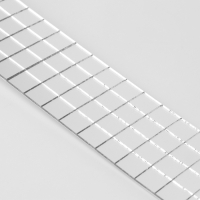 Зеркальная мозайка клеевая, 1 × 1 см, 4 ряда 4 см × 1 м, серебряное стекло Зеркальная мозайка клеевая, 1 × 1 см, 4 ряда 4 см × 1 м, серебряное стекло