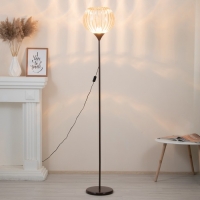 Торшер "Лаура" 1х15Вт Е27 коричневый 31х31х178см