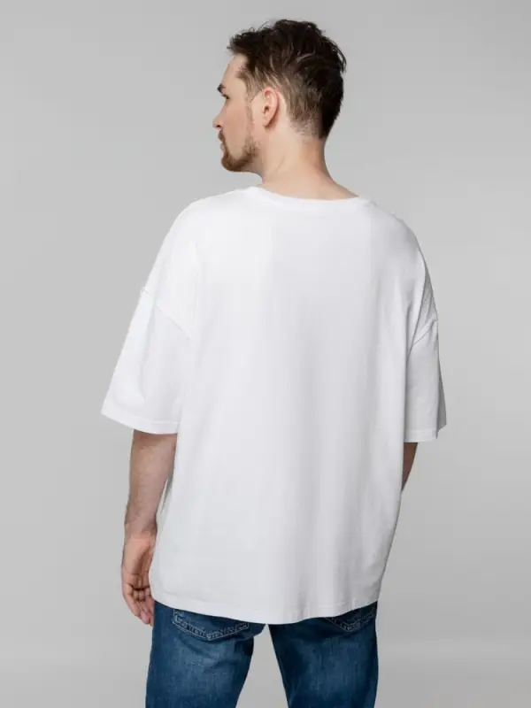 Футболка унисекс оверсайз Crosstown, белая, размер S
