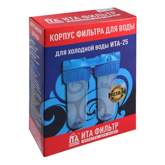Корпус для фильтра ITA Filter F20125-3/4, для холодной воды, 15 л/мин, до 35&deg; С, 3/4"
