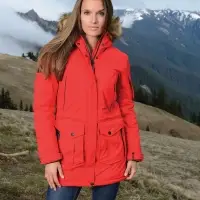 Куртка парка женская Explorer серый меланж, размер XS