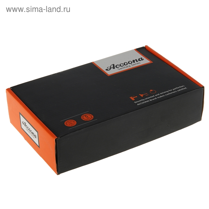 Cмеситель для кухни Accoona A84812, однорычажный, гибкий излив, силумин, хром Cмеситель для кухни Accoona A84812, однорычажный, гибкий излив, силумин, хром