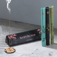 Набор благовоний "Вкус уюта", чёрный, 3шт Набор благовоний "Вкус уюта", чёрный, 3шт