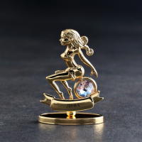 Сувенир знак зодиака «Дева», 7х2,3х9 см, с кристаллом Сувенир знак зодиака «Дева», 7х2,3х9 см, с кристаллом