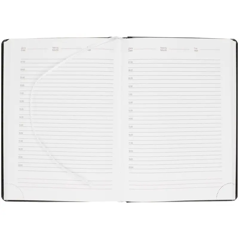 Ежедневник Nebraska, недатированный, черный