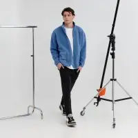 Куртка унисекс Oblako, голубая, размер M/L