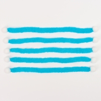 Шарфик для игрушек вязаный, набор 5 шт., размер 1 шт. — 27 × 2 см, цвет голубой Шарфик для игрушек вязаный, набор 5 шт., размер 1 шт. — 27 × 2 см, цвет голубой