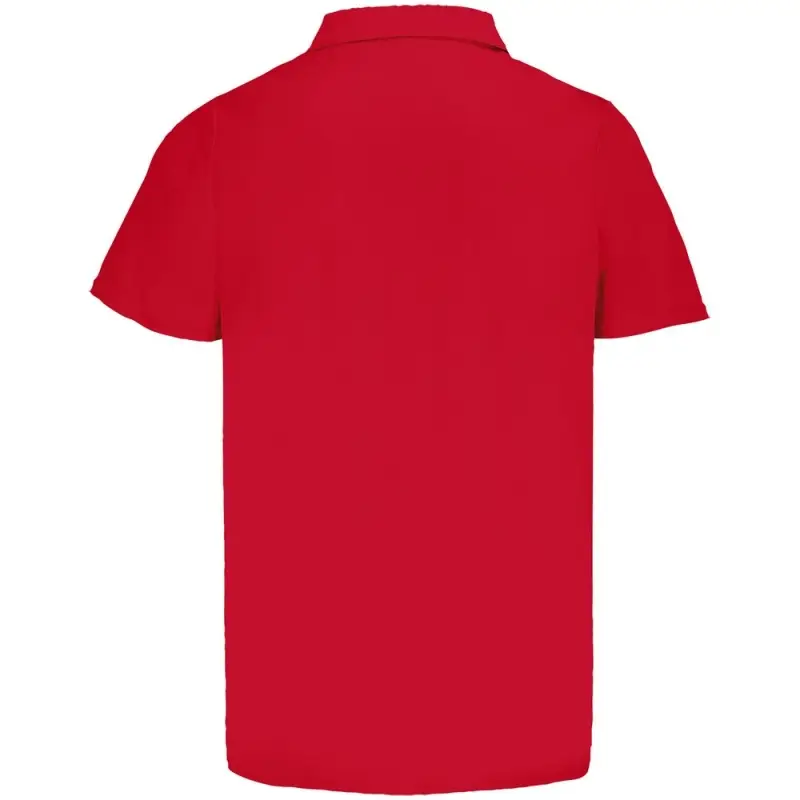 Рубашка поло унисекс Pitcher, красная, размер XS