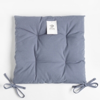 Сидушка на стул Этель Kitchen 42х42 см, цв. синий, 100% хл, саржа 220 г/м2