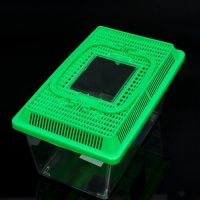 Переноска прямоугольная, 26,5 х 16,5 х 17 см, зелёный Переноска прямоугольная, 26,5 х 16,5 х 17 см, зелёный