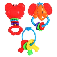 Набор погремушек &laquo;Африка&raquo;, 3 шт., Крошка Я