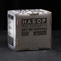 Набор «Самозанятый», стакан стеклянный 250 мл, камни для виски, щипцы Набор «Самозанятый», стакан стеклянный 250 мл, камни для виски, щипцы