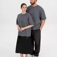 Джемпер с коротким рукавом Siluetti Volumica, серый, размер M/L